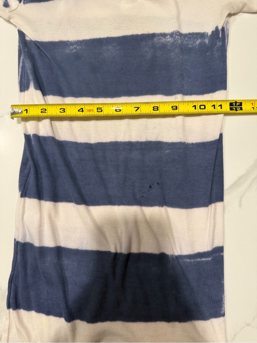 Michael Stars Navy and White Striped long sleeve top - Picture 8 of 8